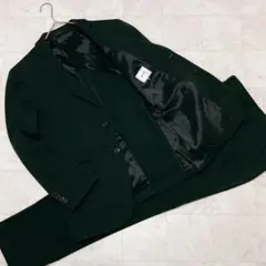 【近年 美品 MOVE SUIT】ミズノ スーツ 黒 洗える ジャージ素材のサムネイル