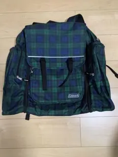 Coleman チェック柄リュック 大容量