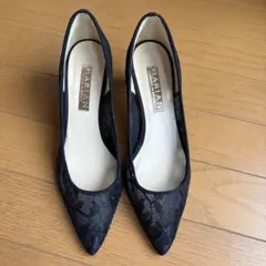 MARIAN ✧*。 レースパンプス ブラックのサムネイル