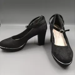 CECIL McBEE アンクルストラップ レースパンプス 24.0cmのサムネイル