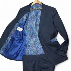 極美品 ETRO 現行 セットアップ スーツ シルク ペイズリー柄 サイズ56のサムネイル