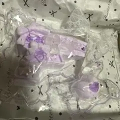 パープル 花柄 ガン スクイーズ