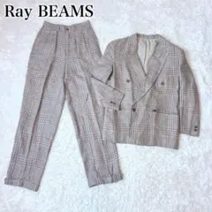 Ray BEAMS セットアップ ダブル 麻100% オーバーサイズのサムネイル