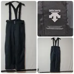 DESCENTE ブラック スキー、スノーボードウェア