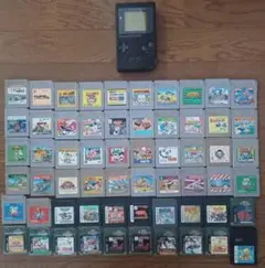 ゲームボーイ本体とゲームカートリッジまとめ売り