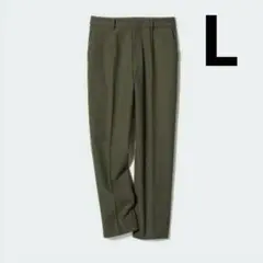 スマートアングルパンツ オリーブ カーキ Lサイズ