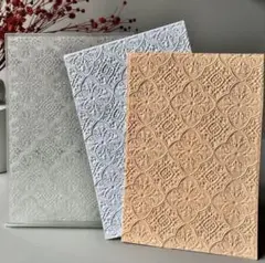 3Dエンボスフォルダー　背景模様　　3415