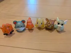 ポケモン　指人形　クリア　6体セット