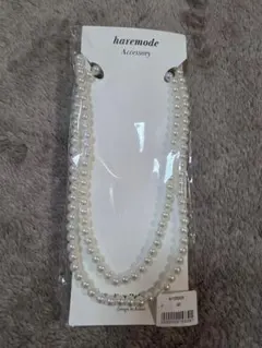 2連パールネックレス パールピアスセット