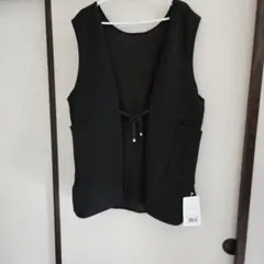 ブラック ベスト Mサイズ ポケット付き