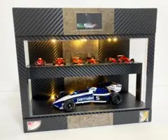 1/64展示10台可能・特殊WH&BK・2層式ディスプレーBOX /ネオジオラマ