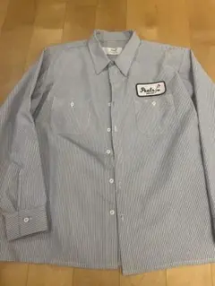 【美品】Peels ストライプ 長袖シャツ XL
