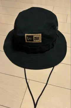 NEW ERA ブラック アウトドアハット