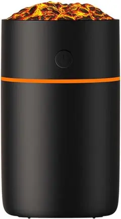 卓上 USB充電 加湿器 アロマ対応 LEDライト付 黒 新品のサムネイル