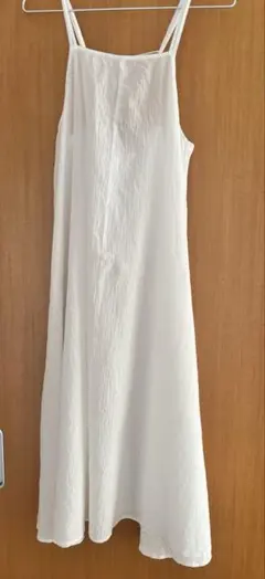 ローリーズファーム　ホワイト キャミワンピース ロング丈