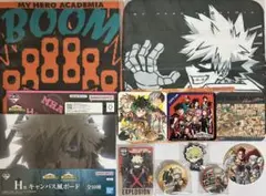 ☆ヒロアカ☆爆豪勝己☆タオル☆缶バッジ☆コースター☆11点セット☆