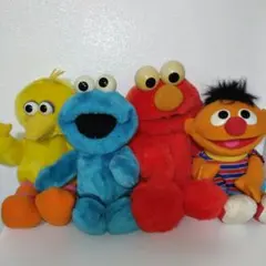 セサミストリート おしゃべり ぬいぐるみ まとめ売り 笑う レトロ トイコー