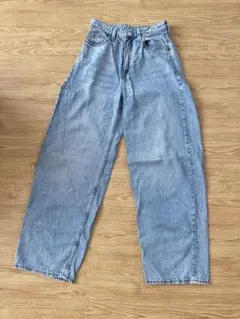 H&M &DENIM バギーデニムパンツ EUR34