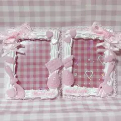 ♡ ホイップデコ トレカケース ペア 量産型 いちご ♡
