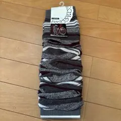 N-Plat ストライプレッグウォーマー 100cm