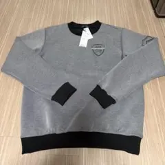 新品タグ付き　PEARLY GATES グレー 長袖セーター　サイズLL