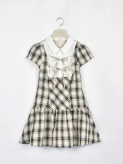 アンミール ANMILLE シャツドッキングミニワンピース