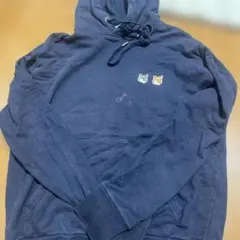 MAISON KITSUNÉ ネイビー パーカー M