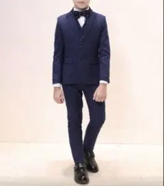 最終価格 ストライプ柄 男の子ジャケットスーツ 4点セット