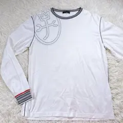 【格安⭐️ジャンク】CASTELBAJAC カステルバジャック　長袖Tシャツ　白のサムネイル