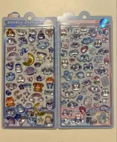 正規品ボンボンドロップシール　クーリア　みずいろ　わんわん2種セット