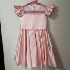 フォーマルドレス　フリル袖 ワンピース130