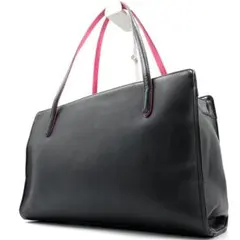 【美品】ポールスミス トートバッグ レザー バイカラー 肩掛け可 レディース 黒