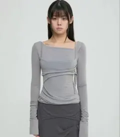 2026年最新】FLAREUP カラー：グレイ系 レディース 長袖 Tシャツ