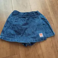 ミキハウス デニムスカート風ハーフパンツ 100