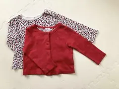 組曲　Tシャツ カーディガン セット 90cm