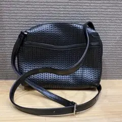 美品 KATORINE 香鳥屋 祇園 ショルダーバッグ レザー ブラック