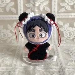 ほわぬい ぬい服 チャイナ 黒 セット