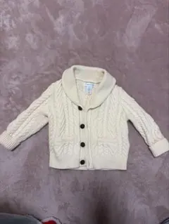 Ralph Lauren アイボリー カーディガン 12M