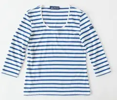 ★フランス製 SAINT JAMES ラウンドネック ボーダー カットソーXXS