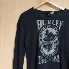 HURLEY 古着 ワッフルT ロンT ブラックのサムネイル