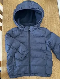 UNIQLO ウルトラライトダウン　ネイビー　紺色　90cm
