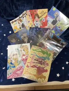 アニメキャラクター クリアファイル 8枚セット