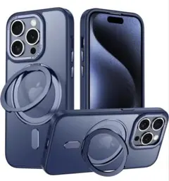 iPhone 15 ProMaxケース Magsafe対応　360°回転スタンド