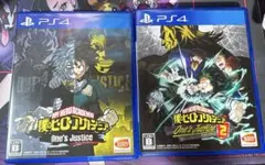 PS4 僕のヒーローアカデミア ワンズジャスティス 2 セット ヒロアカ