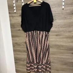 4L〜5L向き／大きいサイズ／切り替えワンピース