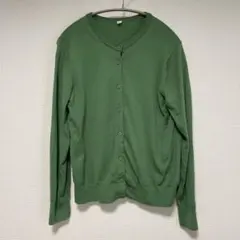 UNIQLO UVカットカーディガン XL グリーン