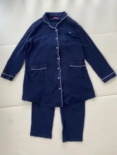 POLO BCS 長袖テーラーパジャマ(ネイビー×M)