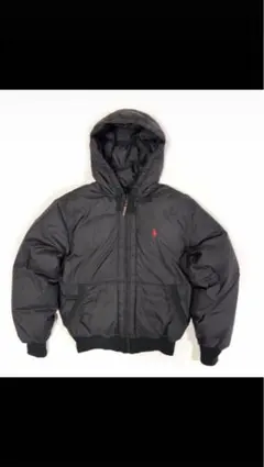 ポロラルフローレン ダウンジャケット ポニー アウター フード ブラック M