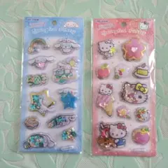 【新品・未開封・正規品】スパンコールシールセット　シナモロール・ハローキティ