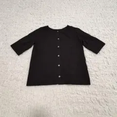 《ROPE PICNIC》ロペピクニック　カーディガン　トップス　ノーカラー